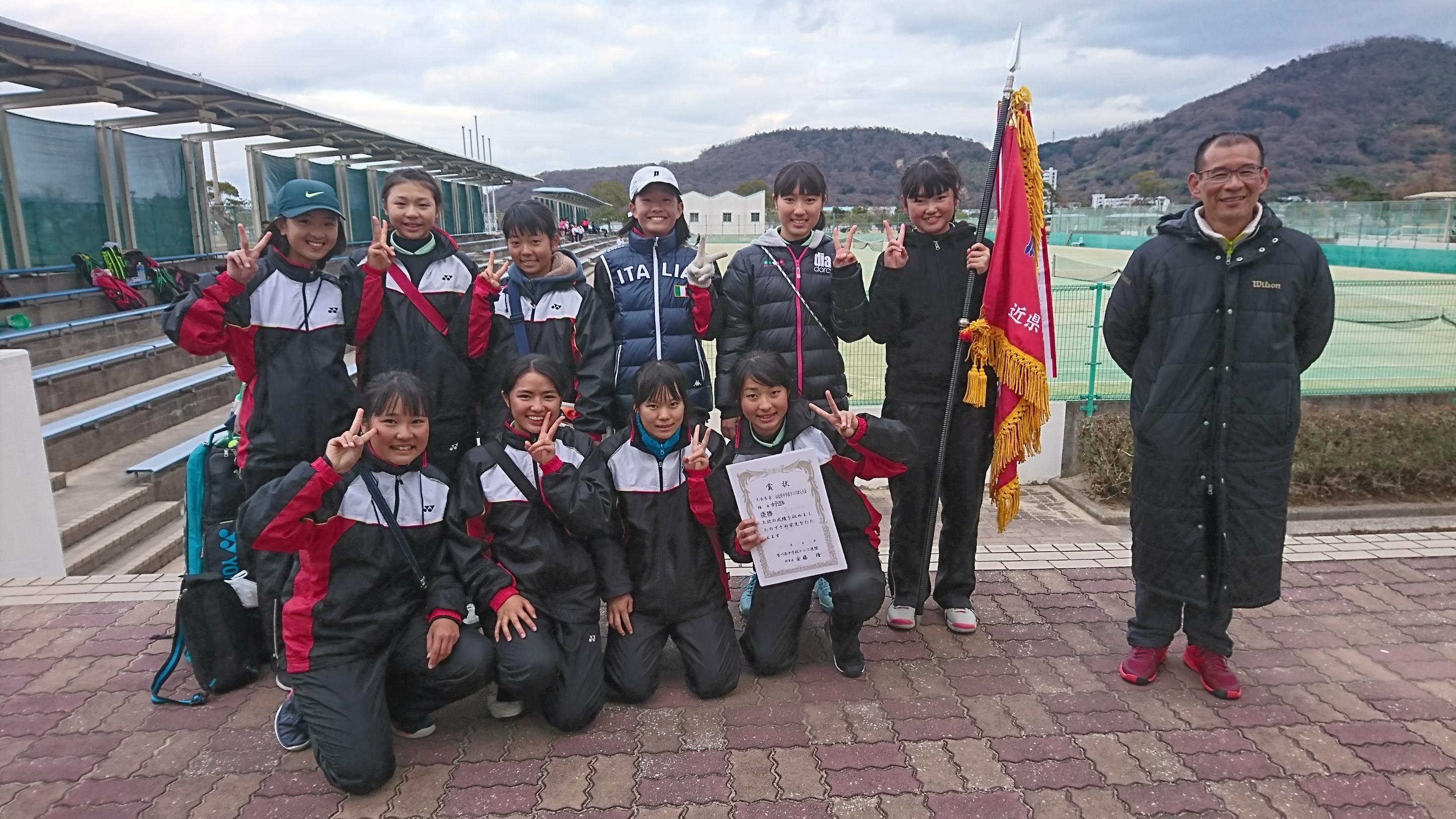 中学女子テニス部 近県大会優勝 ４回目 部活動 学校ブログ 雲雀丘学園中学校 高等学校